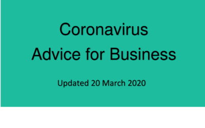 Coronavirus Advice for Business – updated 20 March 2020