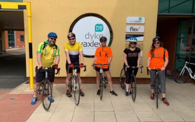 Dyke Yaxley’s Charity bike ride