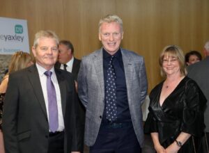 Aidy with David Moyes