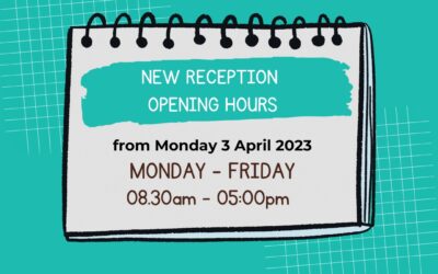 New Reception Opening Hours