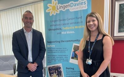 Dyke Yaxley supports local cancer charity Lingen Davies